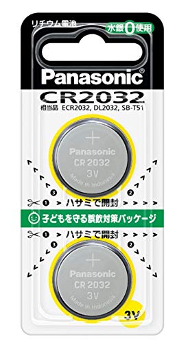 Amazon.co.jp: パナソニック リチウム電池 コイン型 3V 2個入 CR